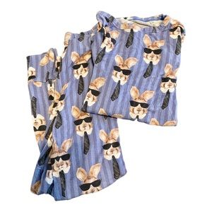 Posh Peanut Two Piece PJs Bruno Bunnies